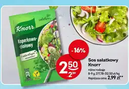 Żabka Sos sałatkowy Knorr różne rodzaje oferta