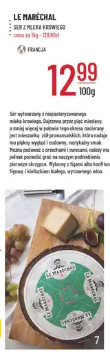 E.Leclerc Ser z surowego mleka krowiego Le Marechal oferta