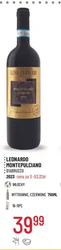 E.Leclerc Wino montepulciano d'abruzzo Luigi Leonardo oferta