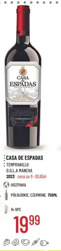 E.Leclerc Wino Casa De Espadas Tempranillo Semi Sweet oferta