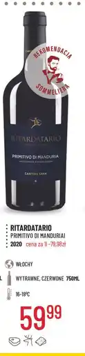 E.Leclerc Wino primitivo di manduria Ritardatario oferta