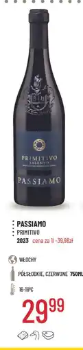 E.Leclerc Wino Passiamo Primitivo Semi Sweet oferta