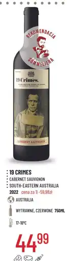 E.Leclerc Wino 19 Crimes Cabernet Sauvignon oferta