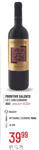 E.Leclerc Wino primitivo salento Luigi Leonardo oferta