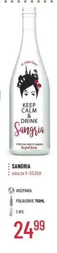 E.Leclerc Wino białe Keep Calm & Drink Sangria oferta