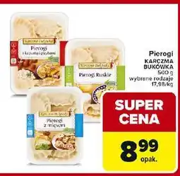 Carrefour Pierogi z mięsem Karczma Bukówka oferta