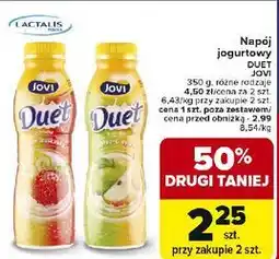 Carrefour Jogurt jabłko-gruszka Jovi Duet oferta