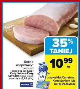 Carrefour Schab wieprzowy bez kości oferta