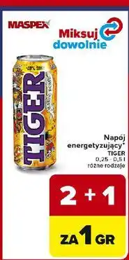 Carrefour Napój mango bomb Tiger Energy Drink oferta