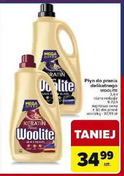 Carrefour Płyn do prania dark Woolite Keratin oferta