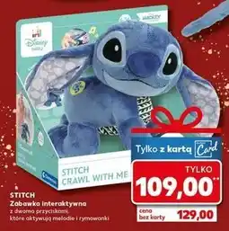Kaufland Maskotka interaktywna stitch Clementoni oferta