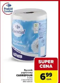 Carrefour Ręcznik kuchenny Carrefour Essential oferta