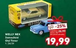 Kaufland Samochodzik nex 1:34 Welly oferta