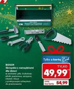 Kaufland Skrzynka z narzędziami dla dzieci Bosch oferta