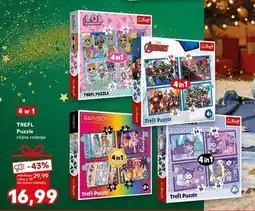 Kaufland Puzzle 4 w 1 avengers Trefl oferta