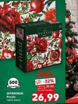 Kaufland Puzzle 500 elem. Interdruk oferta