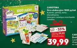 Kaufland Gra edukacyjna 1000 pytań Carotina oferta