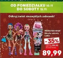 Kaufland Lalka ukryte sektrty Monster High oferta