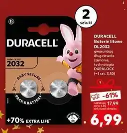 Kaufland Baterie cr 2032 Duracell oferta