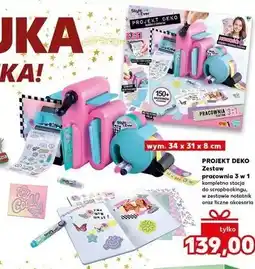 Kaufland Zestaw kreatywny pracownia 3w1 projekt deco Epee oferta