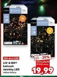 Kaufland Łańcuch świetlny 120 led Liv & Bo oferta