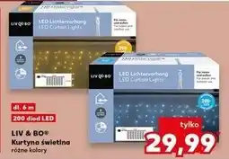 Kaufland Kurtyna świetlna 200 led Liv & Bo oferta