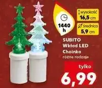 Kaufland Wkład led choinka Subito oferta