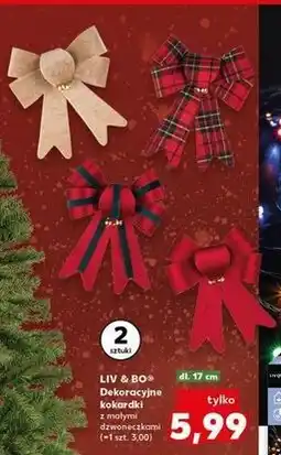 Kaufland Kokardki dekoracyjne Liv & Bo oferta