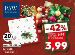 Kaufland Serwetki świąteczne 33 x cm Paw oferta