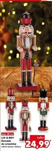Kaufland Dziadek do orzechów 35 cm Liv & Bo oferta