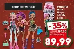 Kaufland Lalka ukryte sektrty Monster High oferta
