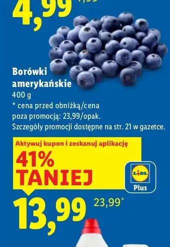 Borówki amerykańskie 400g Lidl