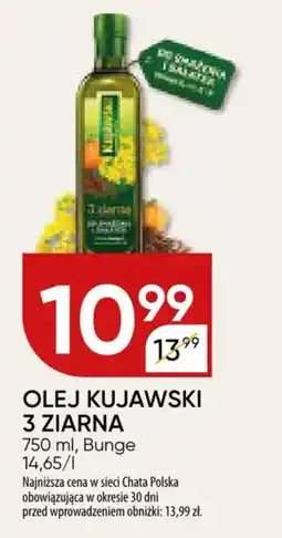 Chata Polska Olej kujawski 3 ziarna bunge oferta