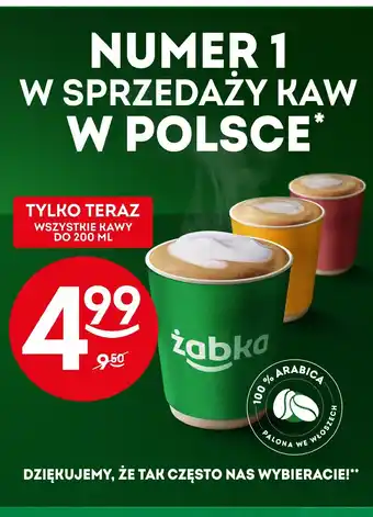Kawa różne rodzaje do 200 ml żabka