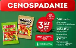 Żabka Żelki Haribo różne rodzaje oferta