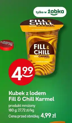Żabka Lody Fill & Chill Karmel oferta