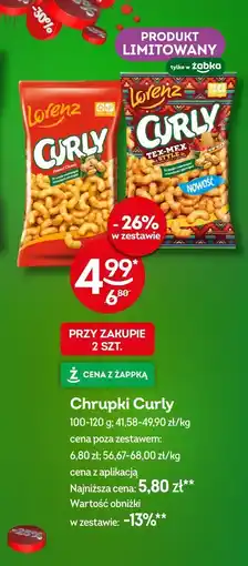 Żabka Chrupki Curly Tex-Mex Lorenz oferta