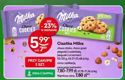 Żabka Ciastka Milka pieguski z orzechami oferta