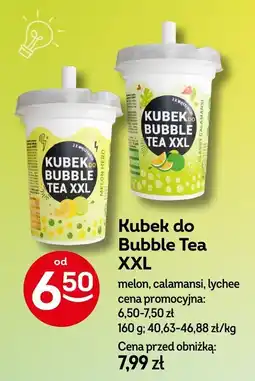 Żabka Kubek do Bubble Tea XXL melon, calamansi, lychee Żabka oferta