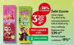 Żabka Żelki Zozole różne rodzaje oferta