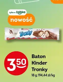 Żabka Baton Kinder Tronky oferta