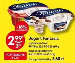 Żabka Jogurt Fantasia wybrane rodzaje oferta