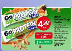 Żabka Baton Protein Crisp Go On pistacja & ciasteczka oferta