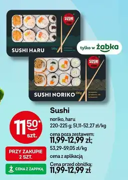 Żabka Sushi noriko, haru Sushi Haru oferta