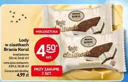 Żabka Lody w ciastkach Bracia Koral śmietankowe oferta