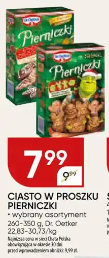 Chata Polska Ciasto w proszku pierniczki dr. oetker oferta