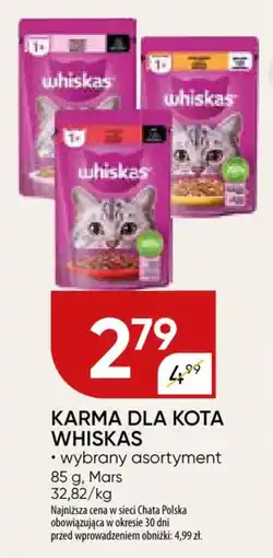 Chata Polska Karma dla kota whiskas mars oferta