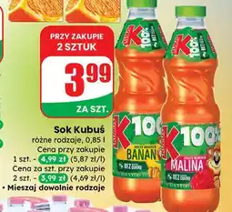 Dino Sok jabłko-marchew-malina Kubuś 100% oferta