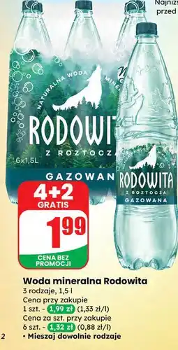 Dino Woda delikatnie gazowana Rodowita Z Roztocza oferta
