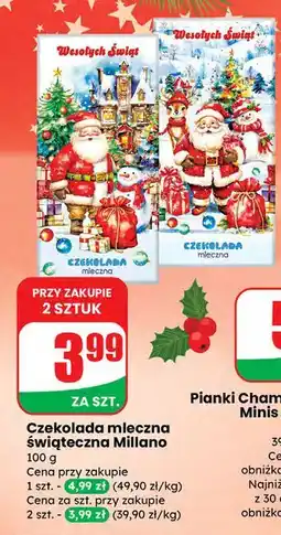 Dino Czekolada mleczna świąteczna Milano Zone oferta